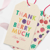 Étiquettes-cadeau Tag, Merci Berry beaucoup