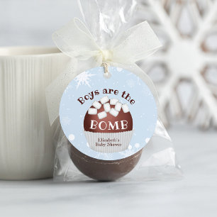 Étiquettes Cadeau Tag préféré du Baby shower de la bombe à chocolat