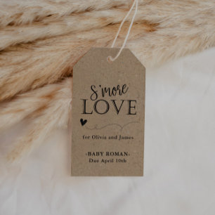 Étiquettes-cadeau Tag S'More Rustic Kraft Favor pour le Baby shower