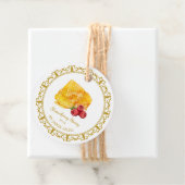 Étiquettes Cadeau Tag vintage Honeypeb Raspberry Honey Hang (En situation)