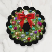 Étiquettes Cadeau Tag-Wreath (Devant)