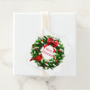 Étiquettes Cadeau Tag-Wreath