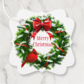 Étiquettes Cadeau Tag-Wreath (Devant)