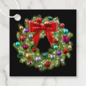 Étiquettes Cadeau Tag-Wreath (Devant)