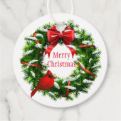 Étiquettes Cadeau Tag-Wreath (Devant)