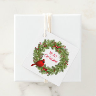 Étiquettes Cadeau Tag-Wreath Favoriser Tags