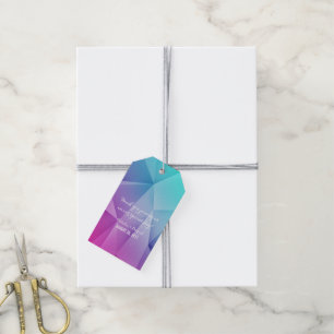 Étiquettes-cadeau Tags Cadeau Mariage Multicolor Jewel Tones