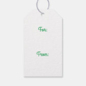 Étiquettes-cadeau Tags cadeaux Celtic Mistletoe (Dos)