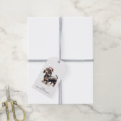 Étiquettes-cadeau Tags cadeaux Christmas Dachshund (Avec de la ficelle)