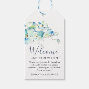 Étiquettes-cadeau Tags cadeaux de fin de semaine de fête de fleurs 