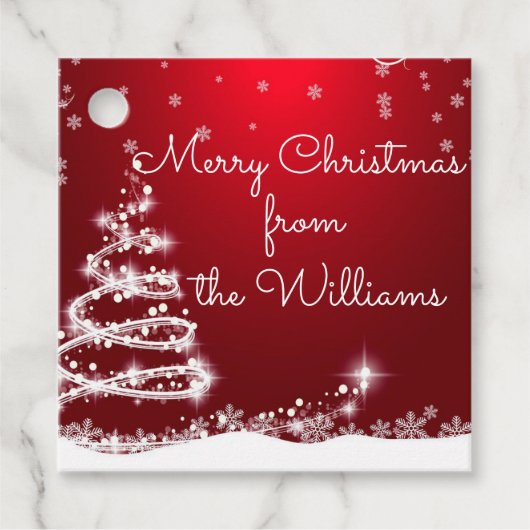 Étiquettes Cadeau Tags cadeaux de Noël (Devant)