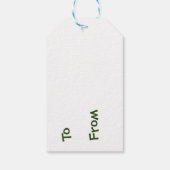 Étiquettes-cadeau Tags cadeaux - Dino Happy (Dos)