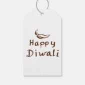 Étiquettes-cadeau Tags Cadeaux Diwali. (Dos)