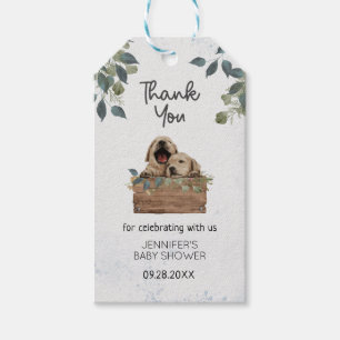 Étiquettes-cadeau Tags cadeaux Twins Baby shower Merci