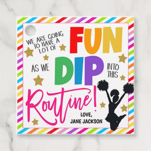 Étiquettes Cadeau Tags Cheer Gift (Devant)