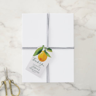 Étiquettes-cadeau Tags Citrus Citrus Favoriser