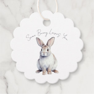Étiquettes Cadeau Tags de la Faveur de Pâques Certains lapins vous a