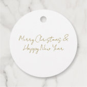 Étiquettes Cadeau Tags de Noël (Dos)