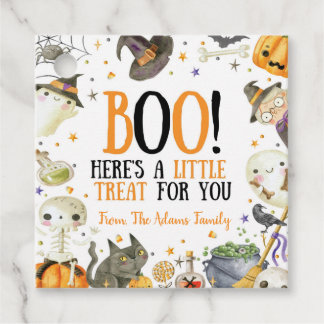 Étiquettes Cadeau Tags éffrayant de préférence Halloween