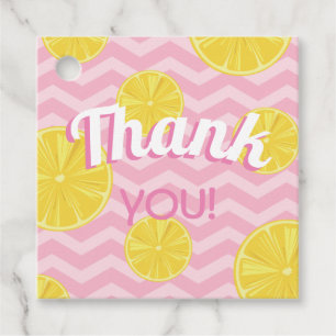 Étiquettes Cadeau Tags favoris de la fête de la limonade