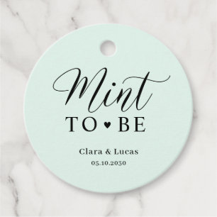Étiquettes Cadeau Tags favoris de la fête d'engagement de la mariée 