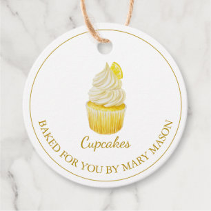 Étiquettes Cadeau Tags favoris des gâteaux faits maison Blanc
