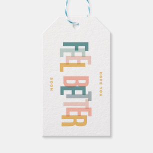 Étiquettes-cadeau Tags Feel Better Soon