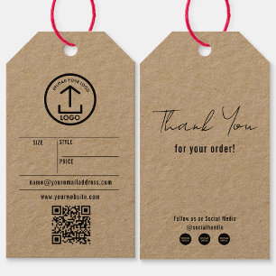Étiquettes-cadeau Tags Hang Hang Clothing Personnalisé Conception Em