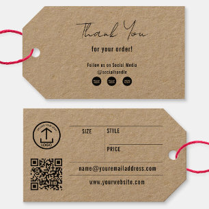 Étiquettes-cadeau Tags Hang Hang De Vêtements Personnalisés Avec Cha