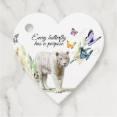 Étiquettes Cadeau Tags Merci, Tigre (Devant)