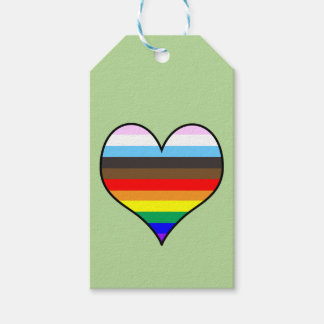 Étiquettes-cadeau Tags Rainbow Heart