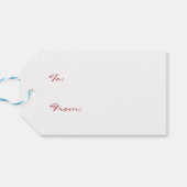 Étiquettes-cadeau Tags Tomten Gift (Dos Horizontal)