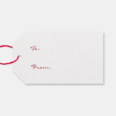 Étiquettes-cadeau Tags Tomten Gift (Dos (Horizontal))