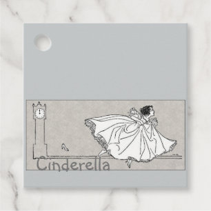 Étiquettes Cadeau Tags vintage Cinderella Favor