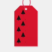 Étiquettes-cadeau Tapis rouge par LeahG - Salutations de vacances sa (Dos)