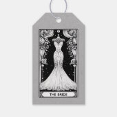 Étiquettes-cadeau Tarot de la douche de mariée (Devant)