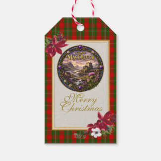 Étiquettes-cadeau Tartan du clan écossais MacGregor 