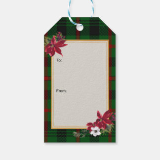 Étiquettes-cadeau Tartan et blason du clan écossais Moncrieffe