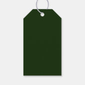Étiquettes-cadeau Tartan Plaid Rustique Script Campbell Militaire (Dos)