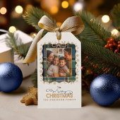 Étiquettes-cadeau Tartan Trim Christmas Un Modèle photo ID1141B