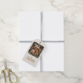 Étiquettes-cadeau Tartan Trim Christmas Un Modèle photo ID1141B (Avec de la ficelle)