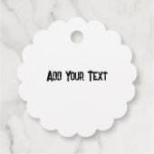 Étiquettes Cadeau Tatouage Tribal Portrait de Fille Africaine (Dos)