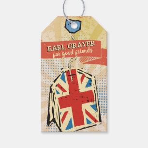 Étiquettes-cadeau Teabag britannique, mélange de thé personnalisé