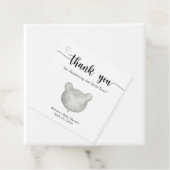 Étiquettes Cadeau Teddy bear merci (En situation)