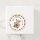 Étiquettes Cadeau Teddy Bear Plush Stuffé Animal Anniversaire fête (En situation)