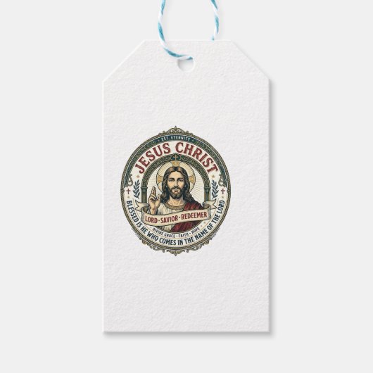Étiquettes-cadeau Tee Graphique Studio de Danse de Jésus Ballerine C (Devant)