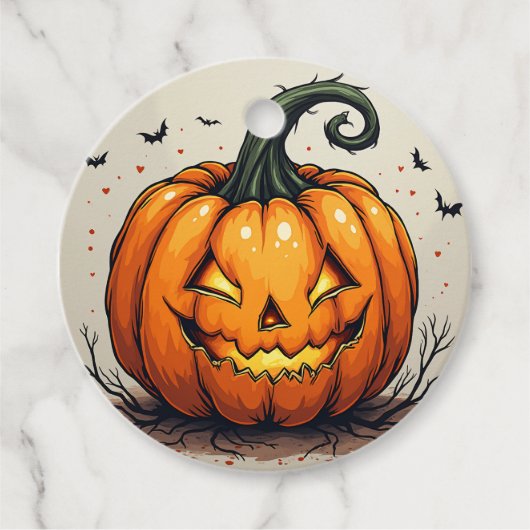 Étiquettes Cadeau Tegg pour Halloween (Devant)