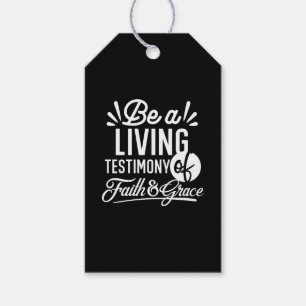 Étiquettes-cadeau Témoignage de vie spirituelle Citation de foi et d