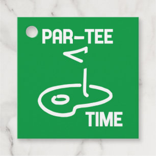 Étiquettes Cadeau Temps partiel blanc