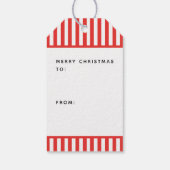 Étiquettes-cadeau Tennis Christmas Cadeaux Tags (Dos)